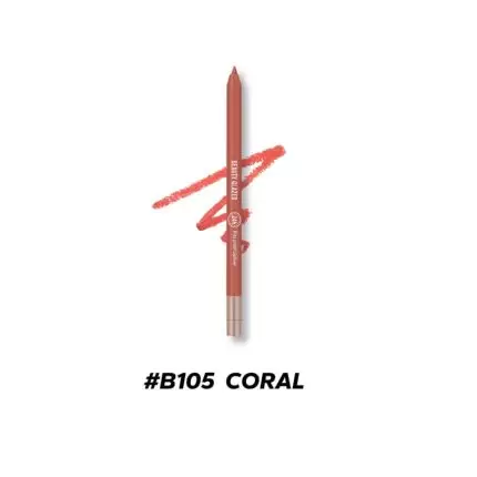 Beauty Glazed Lip Liner Waterproof & Long Lasting - B105 Coral