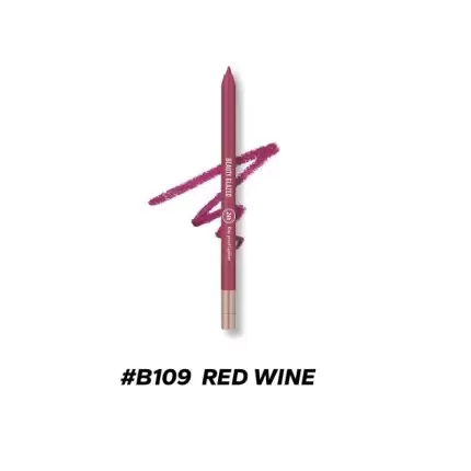 Beauty Glazed Lip Liner Waterproof & Long Lasting - B109 Red Wine