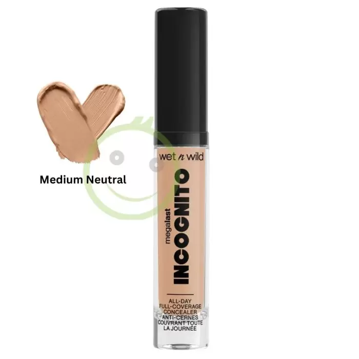 Wet N Wild Concealer Mega Last Incognito All-Day Full Coverage - Medium Neutral