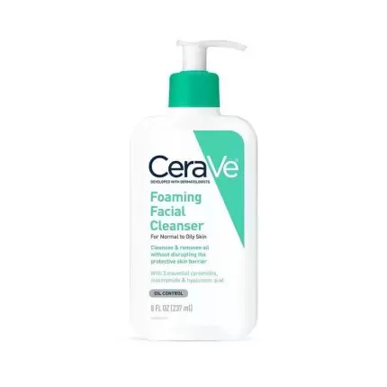 Cerave Foaming Facial Cleanser for Normal to Oily Skin - 237ml