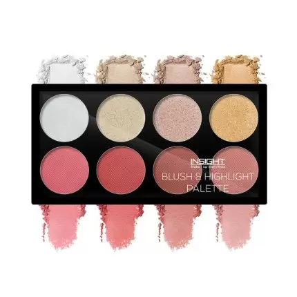 Insight Cosmetics Blush & Highlight Palette - 8 Color