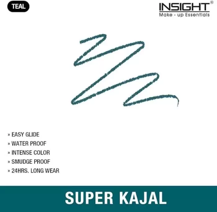 Insight Super Kajal Teal Swatch