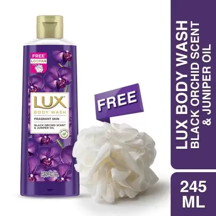 Lux Body Wash Fragrant Skin Black Orchid Scent & Juniper Oil - 245ml