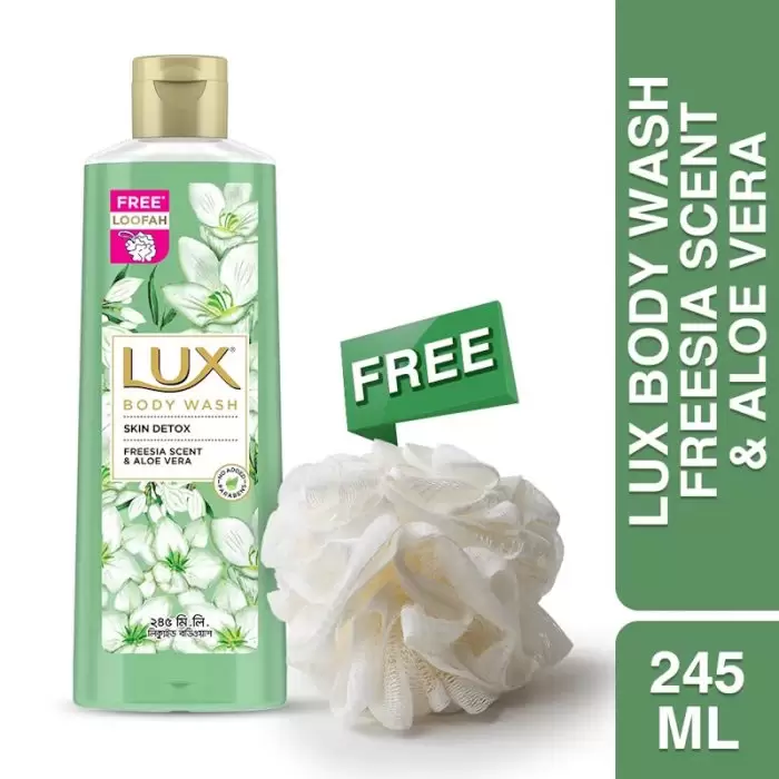 Lux Body Wash Skin Detox Freesia Scent &Amp;Amp; Aloe Vera - 245Ml