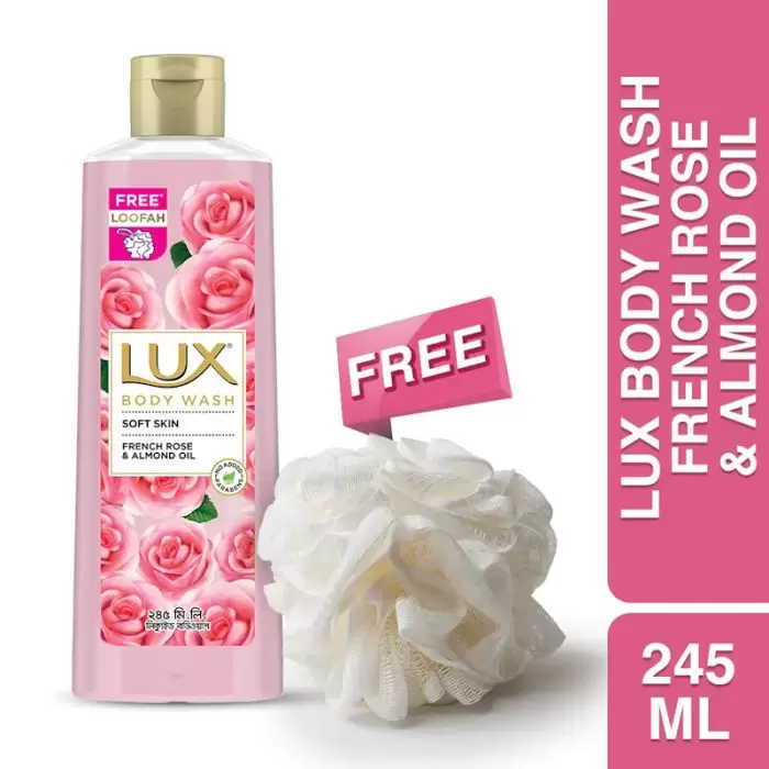 Lux Body Wash Soft Skin French Rose &Amp;Amp; Almond Oil - 245Ml