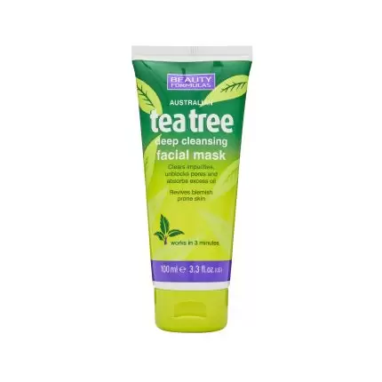 Beauty Formulas Tea Tree Deep Cleansing Facial Mask - 100ml