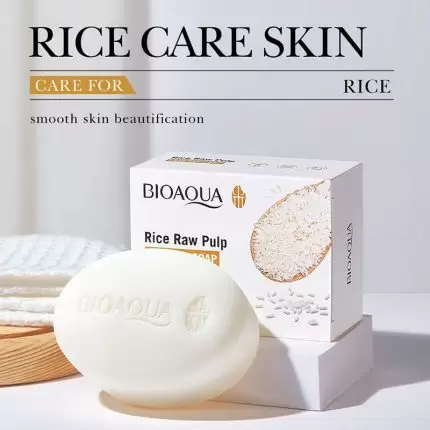 Bioaqua rice essence soap bath oil control