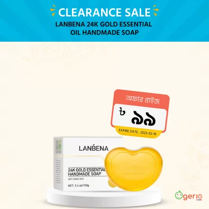 Lanbena 24K Gold Essential Oil Handmade Soap
