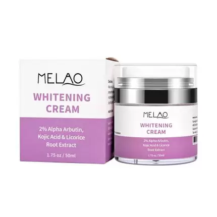 Melao Whitening Cream 2% Alpha Arbutin, Kojic Acid & Licorice Root Extract - 50ml