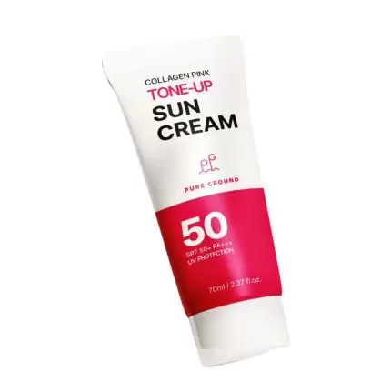Pure Ground Collagen Pink Tone-Up Sun Cream